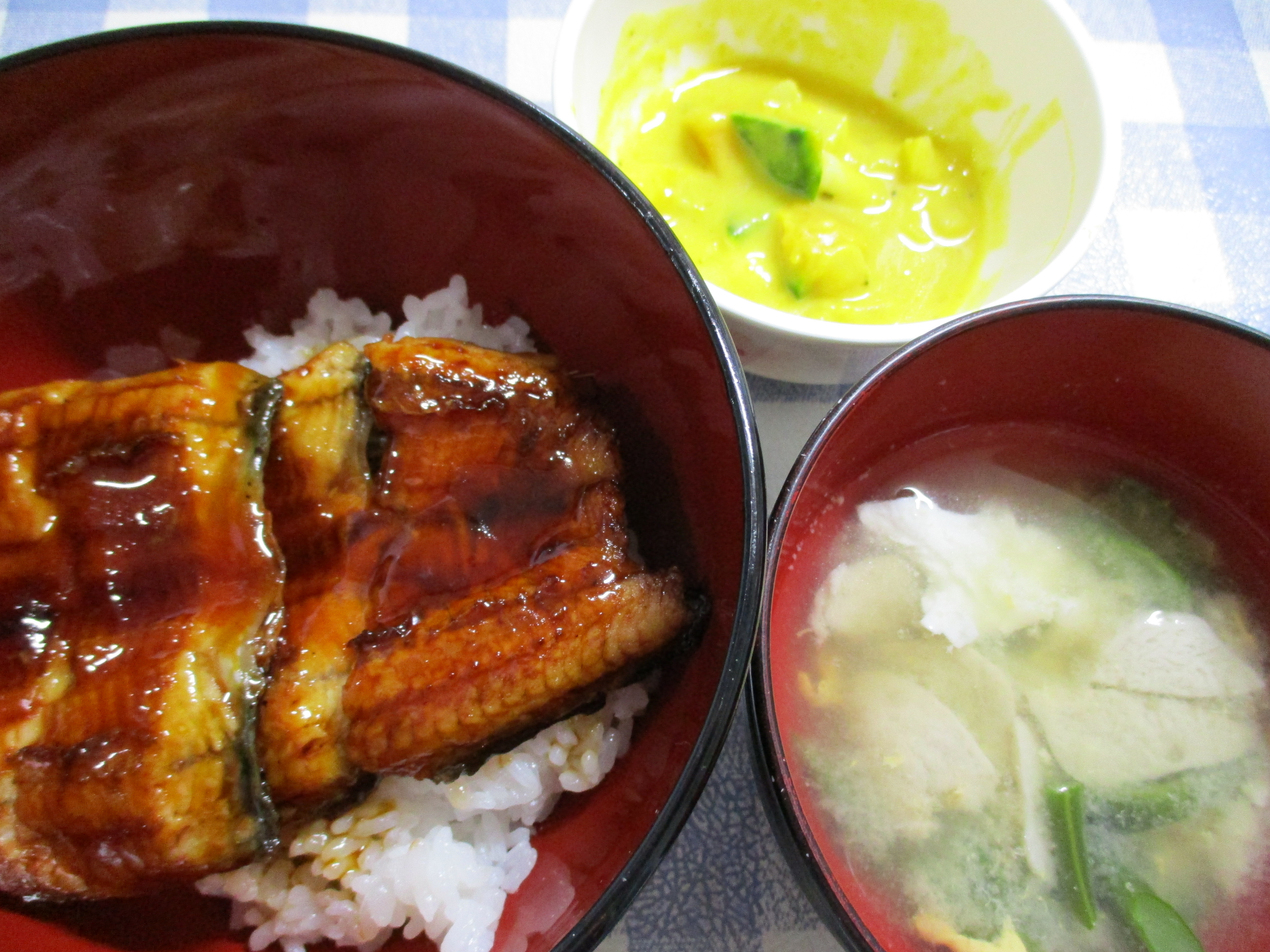 土用の丑の日にウナギを食べました